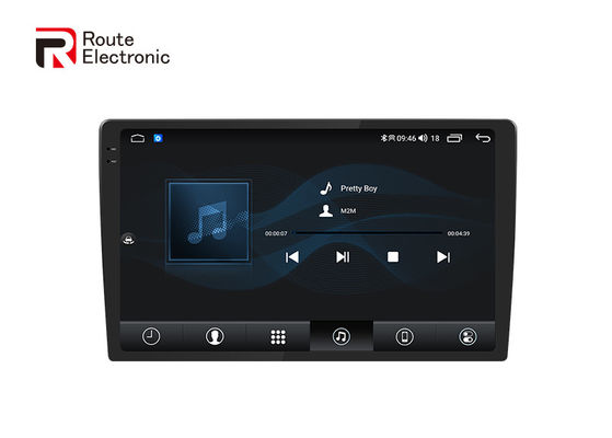 Universal Car Stereo 10,36 polegadas Android 12 Car Navigation com tela preta 2k 4G DSP