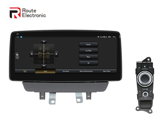 Rádio automotivo multitoque Android estéreo 4G DSP Bluetooth 5.0 compatível com Mazda 2