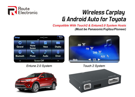 Interface de vídeo do carro do sistema Linux, Carplay AI Box Fit Toyota Series
