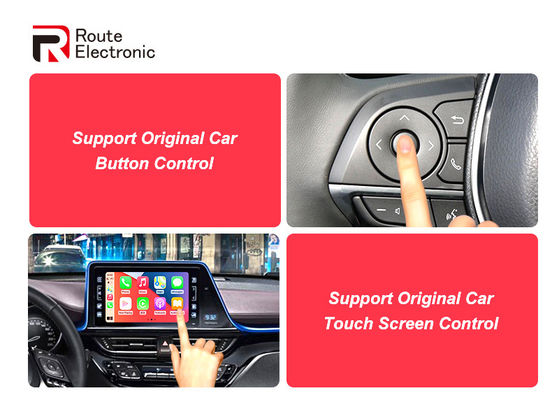 Toyota Universal Carplay Box com Bluetooth Mirror Link Plug and Play