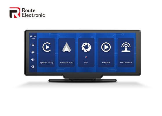 Câmera de painel de carro IPS de 10,26 polegadas DVR com suporte para gravação de câmera frontal traseira
