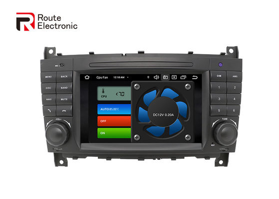 Rádio de carro OEM para Mercedes Benz W203 reprodutor multimídia de carro sem deck