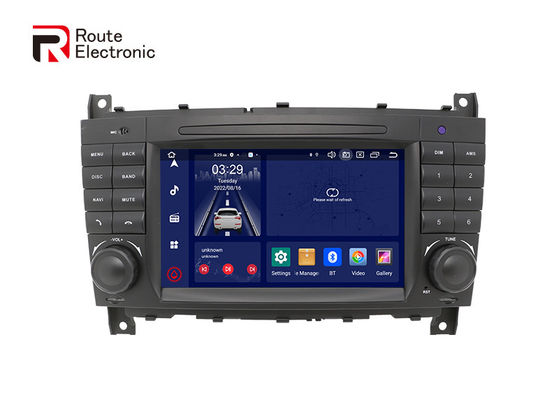 Benz W203 OEM Android Car Audio 2 DIN com tela LCD 7" 1024 × 600
