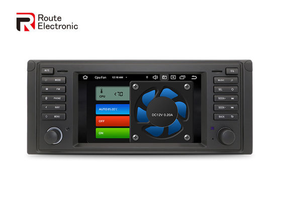 Rádio de carro OEM de navegação GPS, reprodutor multimídia BMW com câmera reversa 1080p