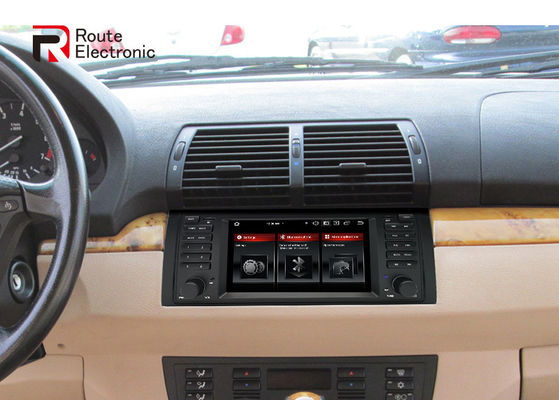Rádio de carro OEM de navegação GPS, reprodutor multimídia BMW com câmera reversa 1080p