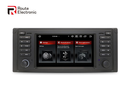 Rádio de carro OEM de navegação GPS, reprodutor multimídia BMW com câmera reversa 1080p