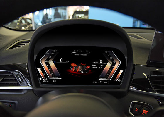 Velocímetro digital do painel do carro BMW X1 12,3 polegadas IPS 1920 × 720 plug and play
