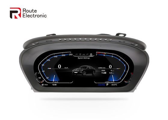 Conjunto de instrumentos digitais do carro BMW X5 E70 em vários idiomas com tela IPS de 1920 × 720