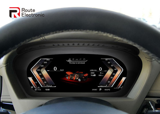 Conjunto de instrumentos digitais do carro BMW X5 E70 em vários idiomas com tela IPS de 1920 × 720