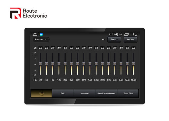 Reprodutor multimídia com tela sensível ao toque Android automático com navegação GPS 360° Bird View