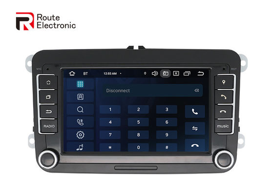 Rádio de carro de 7 polegadas Wifi Bluetooth, som de carro OEM para Volkswagen