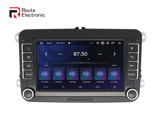 VW Universal Octa Core Android Car Stereo 7 polegadas com ventoinha de resfriamento botões físicos