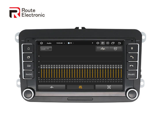 Rádio de carro de 7 polegadas Wifi Bluetooth, som de carro OEM para Volkswagen