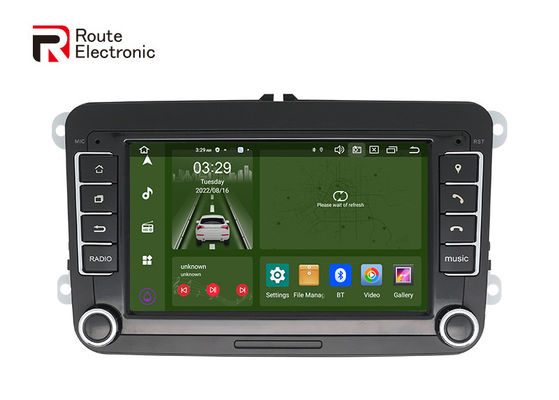 Rádio de carro de 7 polegadas Wifi Bluetooth, som de carro OEM para Volkswagen