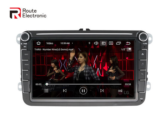 Rádio de carro OEM universal 1024 × 600 tela sensível ao toque de 8 polegadas para Volkswagen
