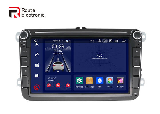 Rádio de carro OEM universal 1024 × 600 tela sensível ao toque de 8 polegadas para Volkswagen