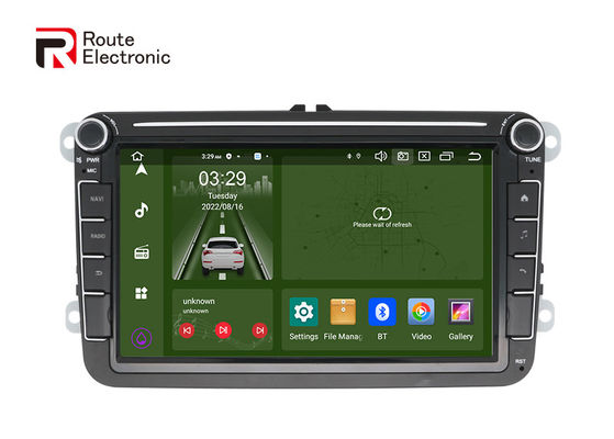 Rádio de carro OEM universal 1024 × 600 tela sensível ao toque de 8 polegadas para Volkswagen