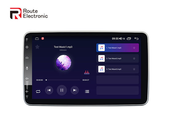 Estéreo de carro rotativo de 10,1 polegadas, reprodutor multimídia automático com tela QLED 1280 × 720