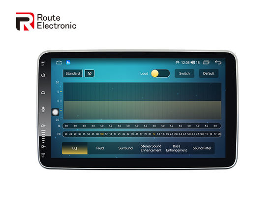 Rádio de carro Universal Double Din 10,1 polegadas 360 graus giratório