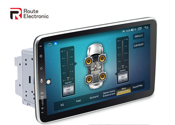 GPS RDS DAP 10,1 polegadas Android carro estéreo 2,4 GHz 5 GHz banda Wi-Fi