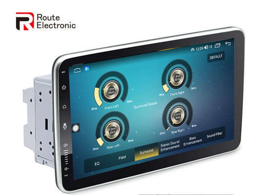 Rádio automotivo Bluetooth 8 Core 2 Din 10,1 polegadas QLED 1280 × 720 Controle de voz