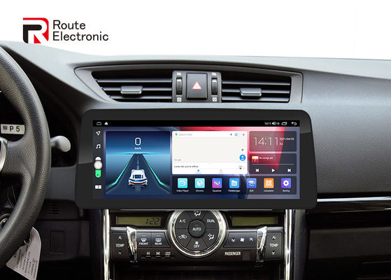 Estéreo automotivo universal 4G DSP, reprodutor multimídia sem fio Carplay para carro de 12,3 polegadas