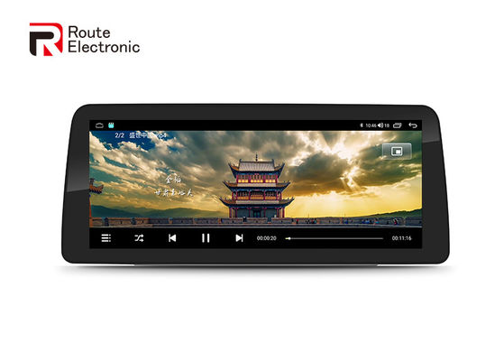 Estéreo automotivo capacitivo touchscreen universal, rádio automotivo 4G DSP Bluetooth Android 12