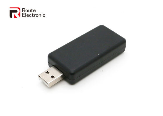 Acessórios eletrônicos automotivos pretos, adaptador de saída de vídeo HDMI Plug and Play