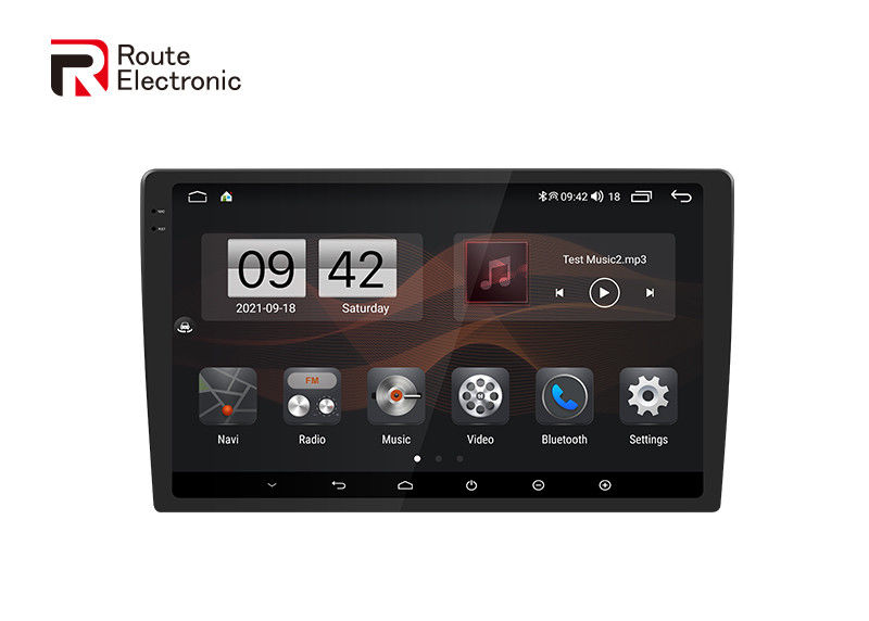 Universal Car Stereo 10,36 polegadas Android 12 Car Navigation com tela preta 2k 4G DSP
