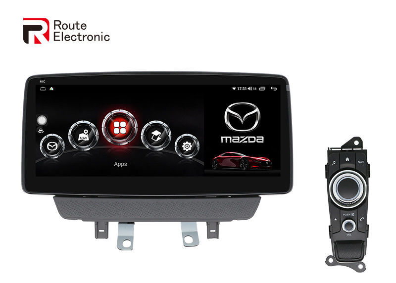 Leitor de carro Android de 10,25 polegadas, unidade principal automática Android sem fio com joystick 4G DSP