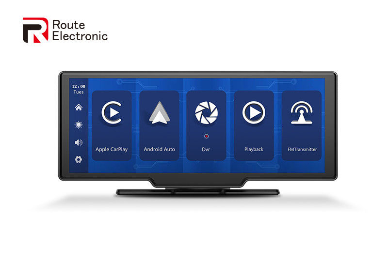 Câmera de painel de carro IPS de 10,26 polegadas DVR com suporte para gravação de câmera frontal traseira