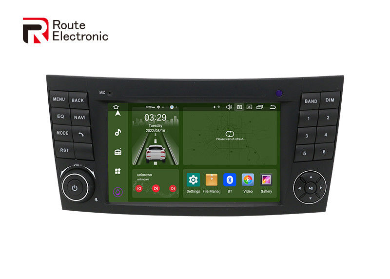 Rádio de carro OEM de 7 polegadas, rádio Octa Core Android Fit Benz W211