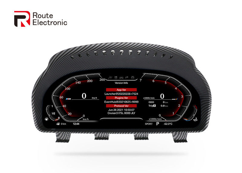 LCD Digital Dash Cluster Plug and Play IPS de 12,3 polegadas para BMW F10